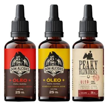 Imagem de Don Alcides, Kit 3x Óleo Barba Negra Lemon Peaky Blinders Don Alcides