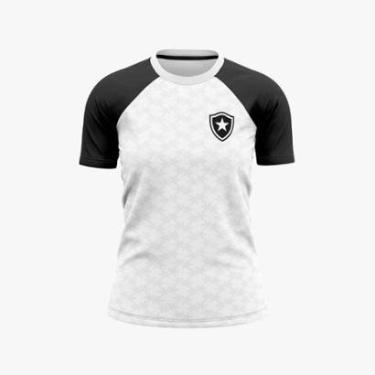 Imagem de Camiseta Botafogo Braziline Skylab Masculina - Branco/Preto-Unissex