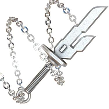 Imagem de MYAROMA FINDINGS Colar Toji Fushiguro Invertido Lança do Céu Cospaly Pingente Presente Criativo para Fãs de Anime Corrente de Aço Inoxidável, 71, Zinco, Sem Pedra Preciosa