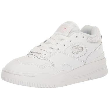 Imagem de Lacoste Tênis feminino 46sfa0092, Branco/Branco, 8.5