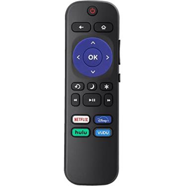 Imagem de Controle remoto de substituição para controle remoto Onn 100007147 Roku TV (Netflix/Disney+/HULU/VUDU)
