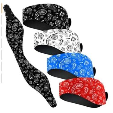 Imagem de Faixa de Cabeça de Natação, Faixa de Orelha de Natação, Faixa de Cabeça de Nadador Ajustável, Protetor de Ouvido de Neoprene Elástico para Esportes Aquáticos, Corrida, Fitness