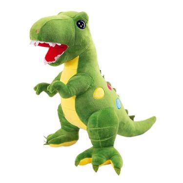 Imagem de YIJU Brinquedo de pelúcia animal de pelúcia, figura de dragão, boneco de pelúcia macio de dragão, brinquedos de pelúcia para festival de primavera, Verde