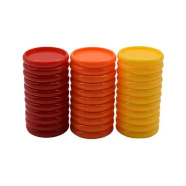 Imagem de Eleven Discs Discos de expansão multicoloridos de 3,5 cm - Tema Sunset Blaze - Compatível com Circa, Arc, TUL e mais (conjunto de 33)