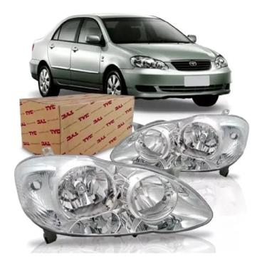 Imagem de Farol Corolla e Fielder 2003 2004 2005 2006 2007 2008 TYC - UNIDADE Lado:DIREITO (Passageiro)