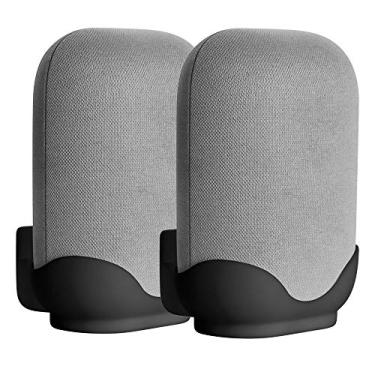 Imagem de 2 Pack Wall Mount Compatible with Google Nest Audio Speaker,Built in Cord Management Easy Install,Stable Stand Google Nest Audio Smart Speaker Holder Accessories for Space-Saving