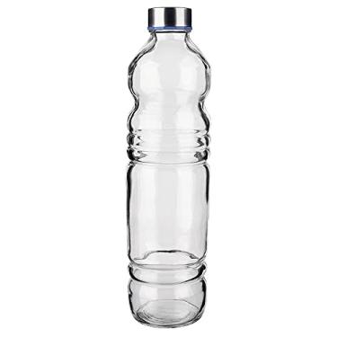 Imagem de Garrafa 1 litro H2O de Vidro transparente, VDR7243, Euro Home