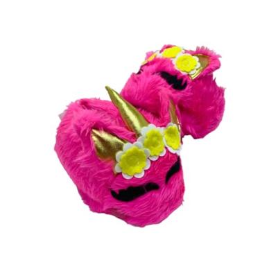 Imagem de Pantufa Unicórnio Pink - Pelúcia Premium (Pink, BR, Adulto, Numérico, 40)