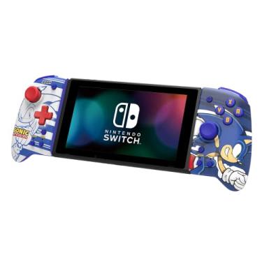 Imagem de Controle com fio Ergonômico HORI Split Pad Pro Edição Sonic Para Nintendo Switch Licenciado Oficialmente pela Nintendo