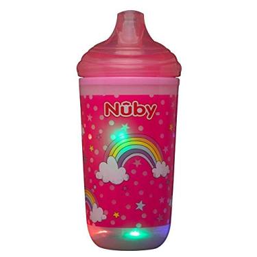 Imagem de Nuby Copo Pisca-Pisca Com Bico Rígido 300ml Rosa