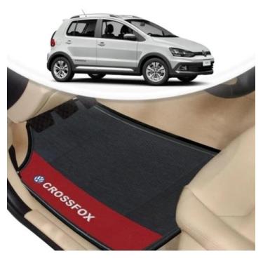 Imagem de Jogo 4 Tapetes De Carro Crossfox Borracha E Couro 2003 Ao 17 - LM MAGA