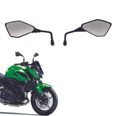 Imagem de Retrovisor Para Kawazaki Z400 Sport Mini 90º Honda