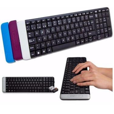 Imagem de Teclado Logitech Portatil Otima qualidade de Notebook - A.R Variedades