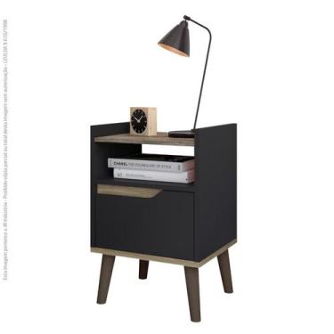 Imagem de Mesa mesinha de cabeceira pés palito criado estilo retrô, cantinho dec