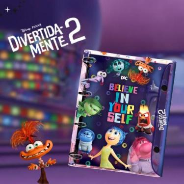 Imagem de Fichário Universitário Dac Divertidamente 192 Fls Cristal