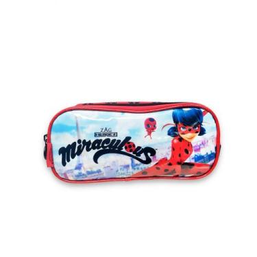 Imagem de Super Estojo Duplo Escolar Ladybug Miraculous - Pacific