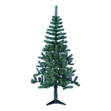 Imagem de Árvore De Natal Pinheiro Verde 1.50m 300 galhos Pé Plástico ARV-150V -