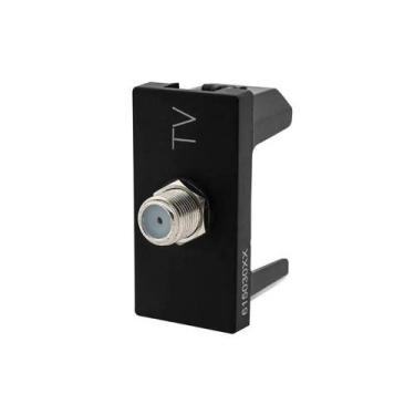 Imagem de Módulo Tomada CATV Antena Pial Plus+(Mais) 615030PT+ Preto - Legrand