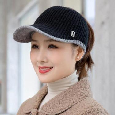 Imagem de Chapéu De Inverno Feminino Casual ELASHOPP, Cinza