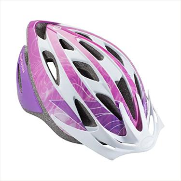 Imagem de Capacete de bicicleta Schwinn Thrasher, design de microcasca leve, infantil, roxo/branco