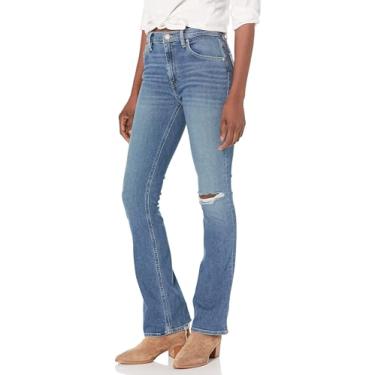 Imagem de HUDSON Calça jeans feminina Barbara de cintura alta para bebês, Bainha Serene Dest, 34