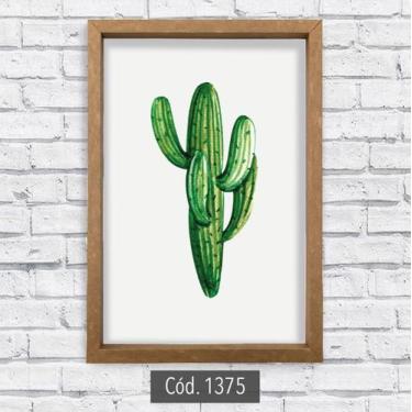Imagem de Quadro de Papel Cactus  - 1375 - Paper Frames, Kraft, 44x60 cm