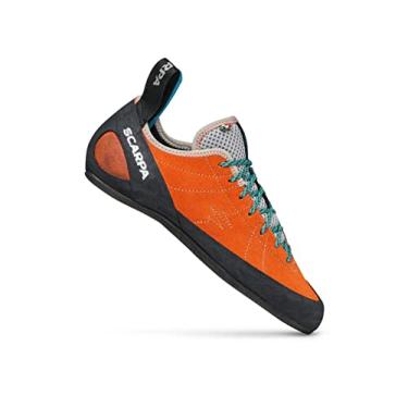 Imagem de SCARPA Tênis feminino de escalada Helix Lace para escalada profissional e esportiva - baixo volume, ajuste específico feminino - vermelho mandarim - 38-38
