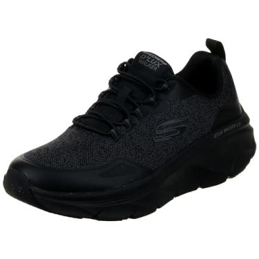 Imagem de Skechers D'lux Walker 2.0 Steadyway Tênis masculino, Preto/preto, 7.5 X-Wide