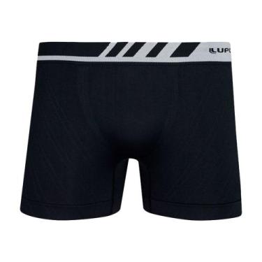 Imagem de Cueca Lupo Boxer Microfibra Sem Costura Infantil Preto, M