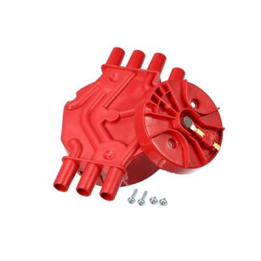 Imagem de Partuto Kit de tampa e rotor do distribuidor de ignição do carro para Chevrolet Blazer para GMC Savana 2500 Safari 4.3L 1996-2005 No.10452458/1104050 Substituição