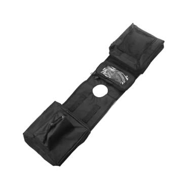 Imagem de A ABSOPRO Pacote com 1 bolsa para quadriciclo ATV 4 - bolsa de carga para armazenamento UTV para tanque de gasolina para Polaris Sportsman 450 570 850 XP 1000 preto 600D Oxford item de substituição