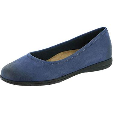 Imagem de Trotters Sapatilha feminina Darcey Ballet, Azul marino, 7.5 Narrow
