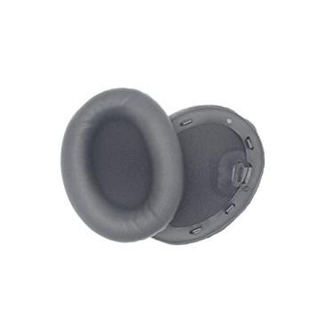 Imagem de XUSIJAKQ1 Almofadas de ouvido Fones de ouvido Almofada montada na cabeça Capa de cancelamento de ruído para jogos Estilo simples Substituição de capa para fone de ouvido WH-1000XM4, Marrom