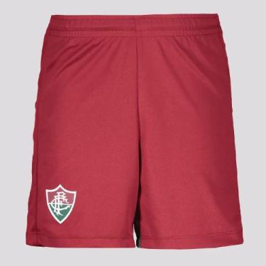 Imagem de Bermuda Fluminense Method Infantil- Vinho - Braziline, Verde escuro, F