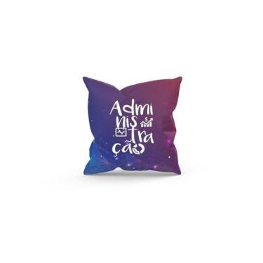 Imagem de Almofada Decorativa Cheia c/ Zíper 40x40 Administração - Deluzz