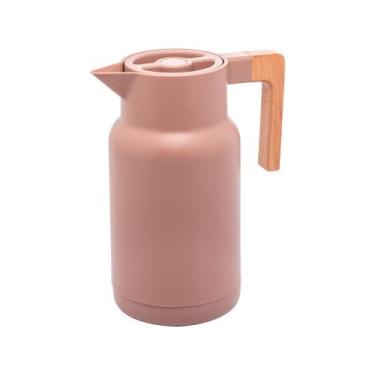 Imagem de Garrafa Térmica de Plástico Lyor 1L Organic - Bege, 1L, Nude