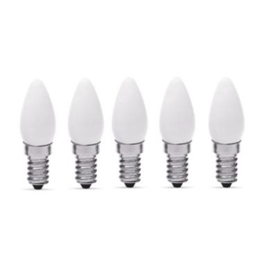Imagem de kit 5 Lâmpadas Chupeta E14 Colorida Diversas Cores Empalux 127V 220V, 