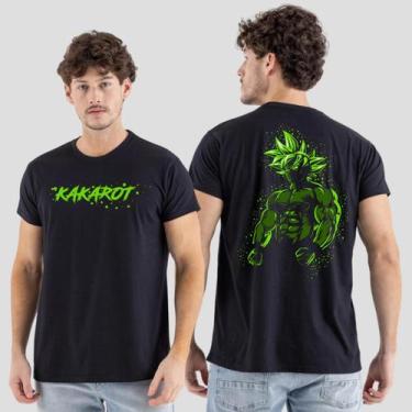Imagem de Camiseta Masculina Feminina Dragon Goku Camisa Malha Algodão Premium -