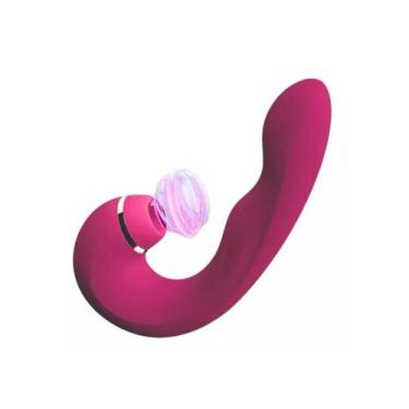 Imagem de Vibrador 2 Em 1 - Sucção Vibração Ponto G - Sugador Feminino - S Hand