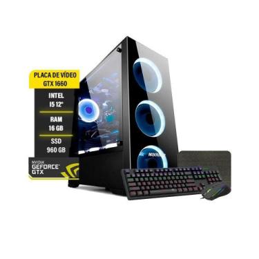 Imagem de Pc Gamer I5 12º 16Gb Ssd 960 Gtx 1660 - Amorimshop