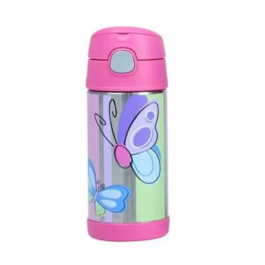 Imagem de Garrafinha Térmica Funtainer 355ml Borboletas Thermos