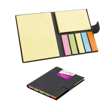 Imagem de Mini Kit com 7 Blocos Adesivados Cairo TopGet, Preto