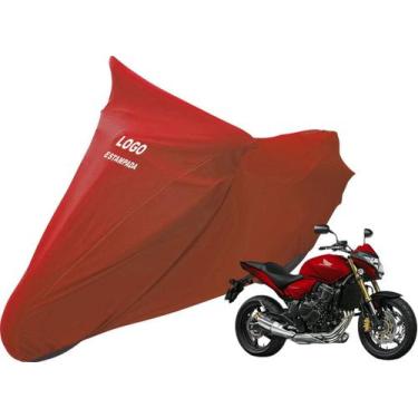Imagem de Capa De Moto Honda CB 600 Hornet Com Elasticidade - Mz, Vermelha