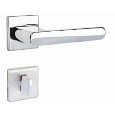 Imagem de FECHADURA 454I BANHEIRO INOX POLIDO St2 55mm ROSETA LAFONTE - La fonte