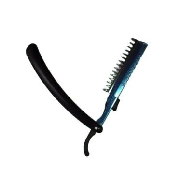 Imagem de Navalhete Desfiadeira Inox Para Cabelo Barbear Profissional - MIXJAM