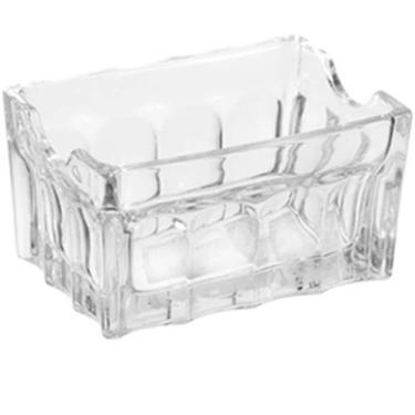 Imagem de 20 Suporte Sachês de Vidro Dublin Lyor 8x5,5cm Restaurante Chá Açucar 