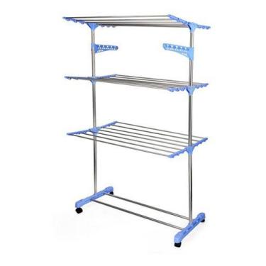 Imagem de Varal De Roupa Retratil Articulado Dobravel Vertical C/ Roda - Mazzill