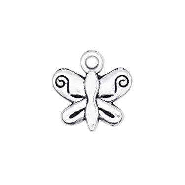 Imagem de VIDRIO Pacote com 80 pingentes Wicca pingentes de prata artesanato suprimentos para fabricação de joias acessórios tibetanos para pulseiras colar DIY, Zinco, Zinco