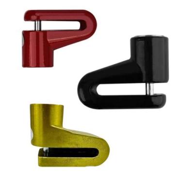 Imagem de Trava Moto Disco Cadeado Antifurto Pequena Gp Tech 7102 - GPTECH, PRET