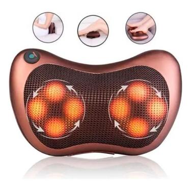 Imagem de Almofada Massageadora Bivolt Para Pescoço E Lombar Dellamed - Moon'S